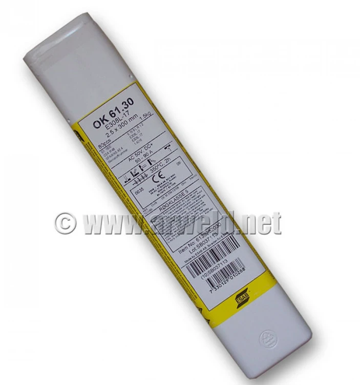 Elektrody do stali nierdzewnej OK 61.30 fi 2,5 / 1,5kg