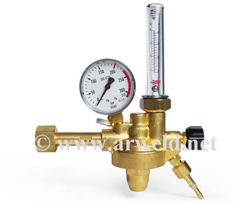 Reduktor do CO2/Argon z rotametrem  Perun RBNa/Nd-2,5R