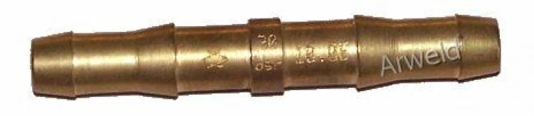 Złączka dwustronna na wąż 8mm acetylen/propan