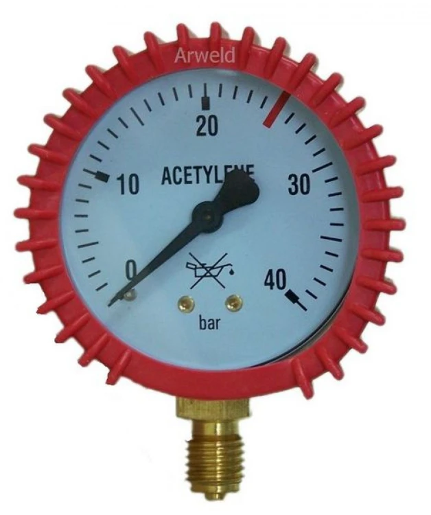 Manometr acetylen 0-40bar