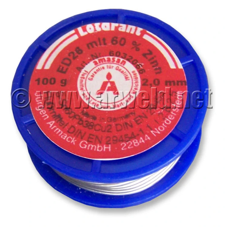 Cyna ED26 do lutowania z topnikiem 100g