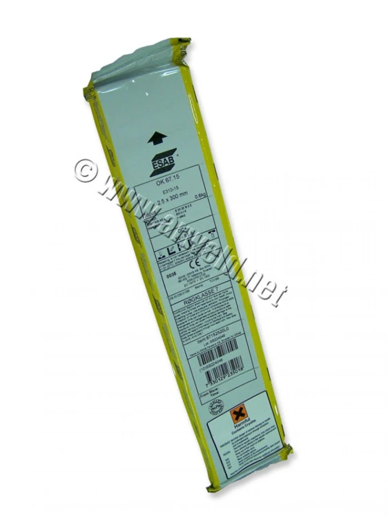 Elektrody żaroodporne OK 67.15 fi 2,5 / 0,6kg E 310