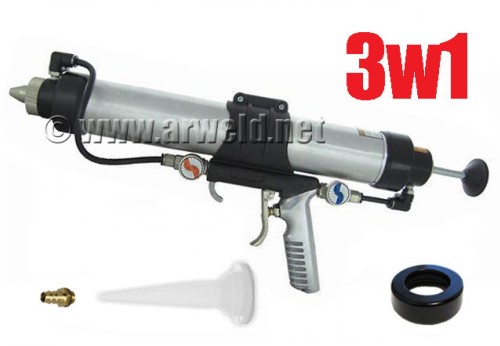 Wyciskacz pistolet do silikonu 3w1