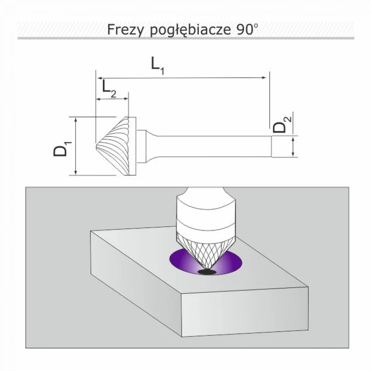 Frez pogłębiacz K120606