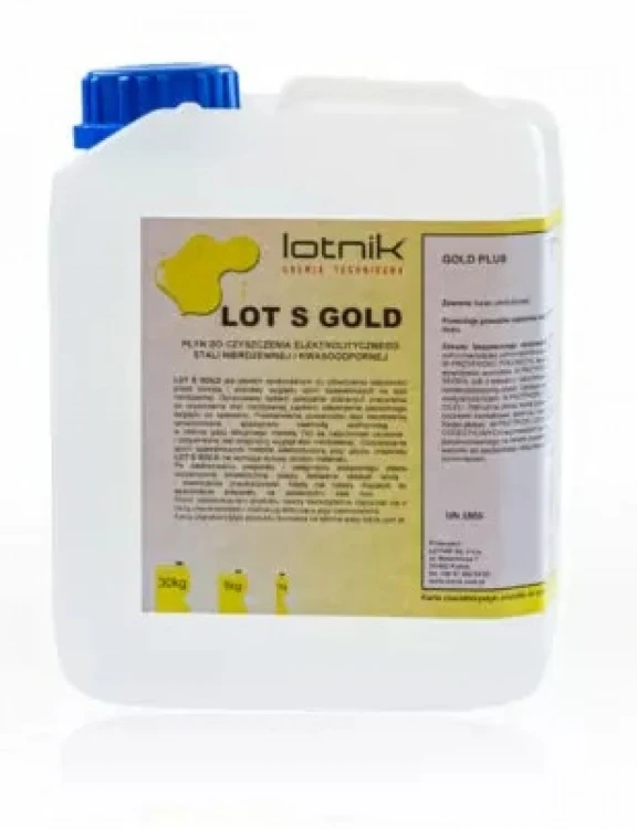 Lot S Gold  do czyszczenia elektrolitycznego spoin 5l