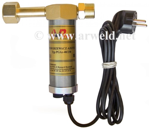 Podgrzewacz gazu azot PGAz-40/230V