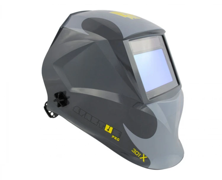 Przyłbica automatyczna 4 sensory Spartus PRO 301X szara
