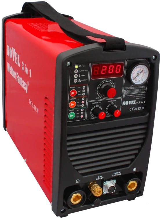 Spawarka TIG 200A NOVEL 3w1 TIG/MMA/PLASMA Welder Fantasy