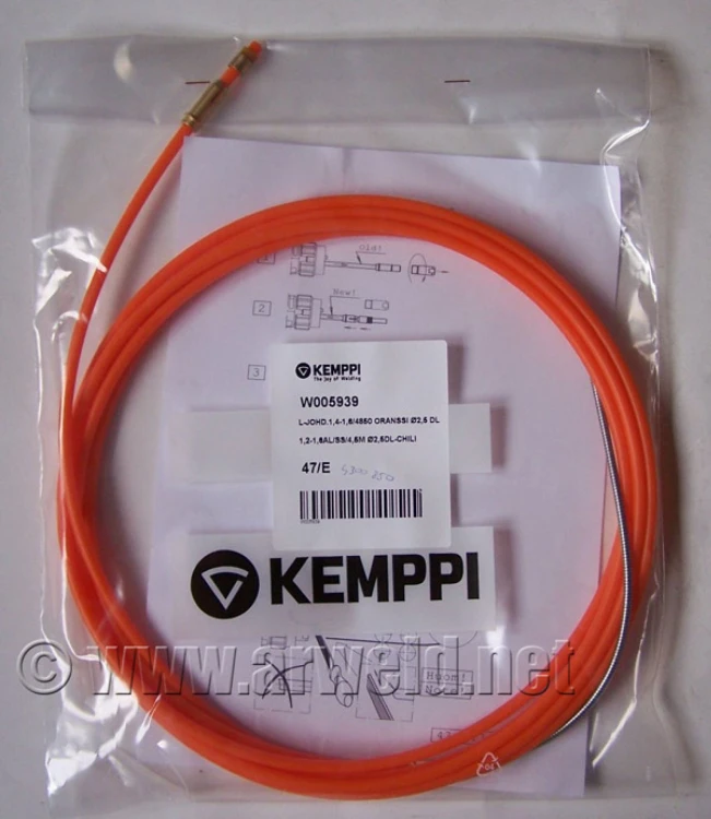 Prowadnik drutu teflonowy 0,6-1,0mm Kemppi 4,5m