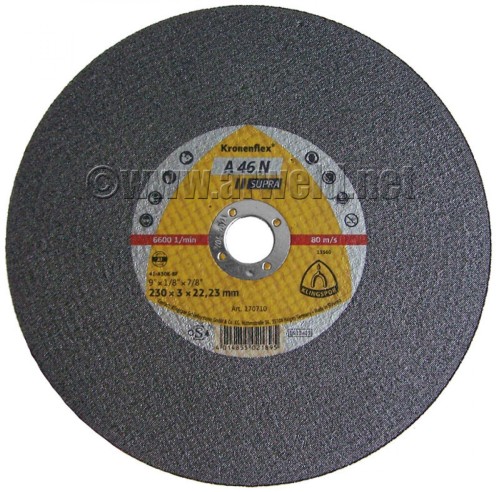 Tarcza do cięcia Klingspor 230x3,0x22 A46N Supra aluminium