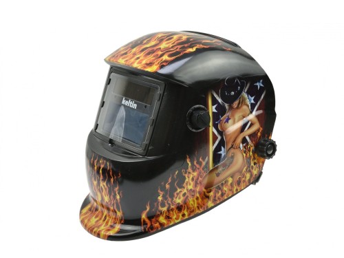 Przyłbica automatyczna Flame Pani K00291
