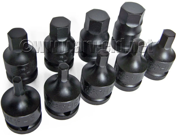 Nasadki imbusowe 1/2 5-19mm 9szt