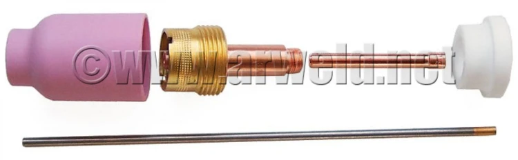 Zestaw TIG SR-17/18/26 pod soczewkę JUMBO 2,4mm