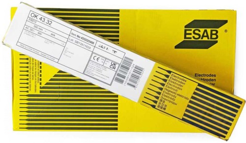 Elektrody rutylowe OK 43.32 4,0mm (ER 346 czarne)