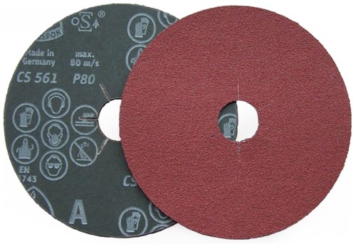 Krążki fibrowe Klingspor CS561 gr.60 stal