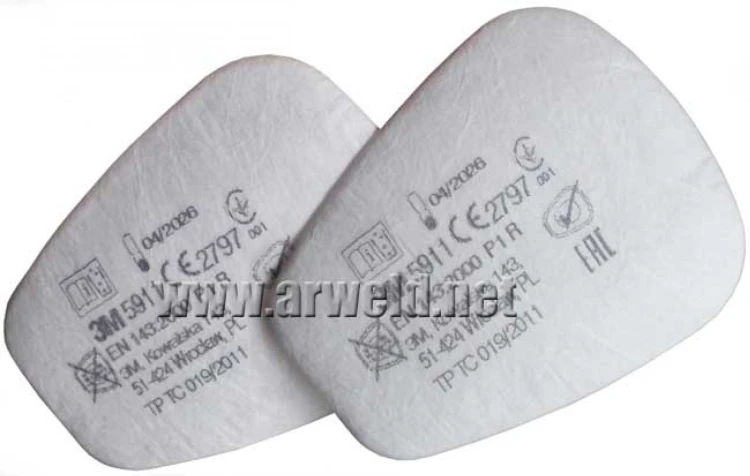 Filtr przeciwpyłowy 3M 5911 P1   2 sztuki
