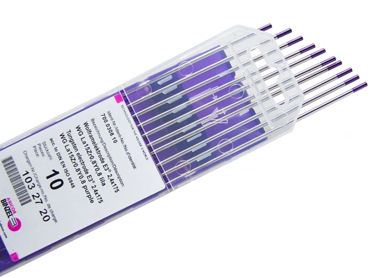 Elektrody wolframowe fi 2,4 Binzel E3 lila fioletowa