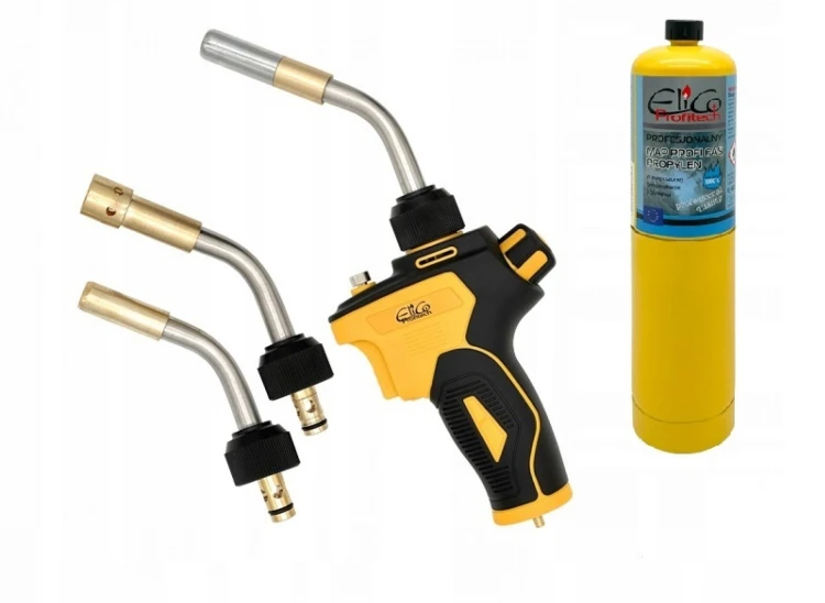 Palnik do lutowania MAPP AX1-106CGA + kartusz + 3 dysze