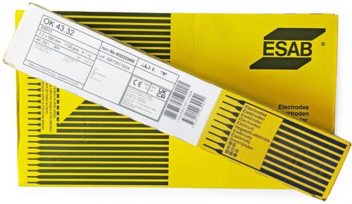 Elektrody rutylowe OK 43.32 3,25mm (ER 346 czarne)