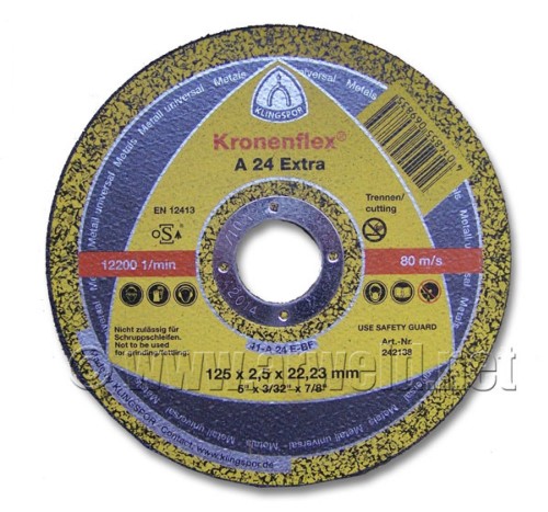 Tarcza do cięcia Klingspor 125x2,5x22 A 24 Extra