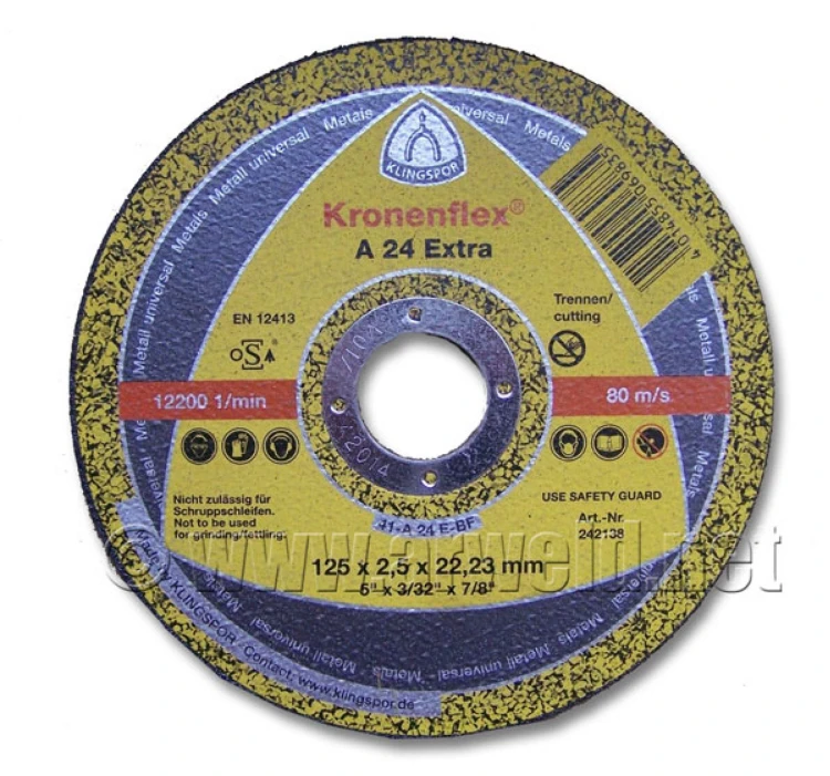 Tarcza do cięcia Klingspor 125x2,5x22 A 24 Extra