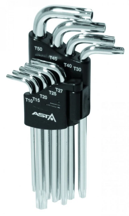 Zestaw kluczy Torx średnich z otworem Asta A-712TF2