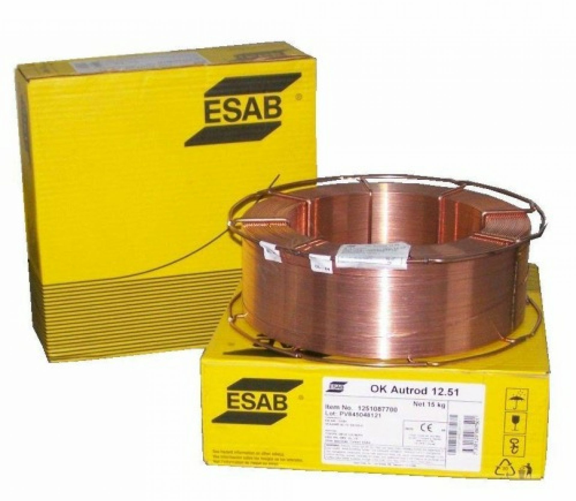 Drut spawalniczy SG2 fi 0,8 15kg Esab OK 12.51