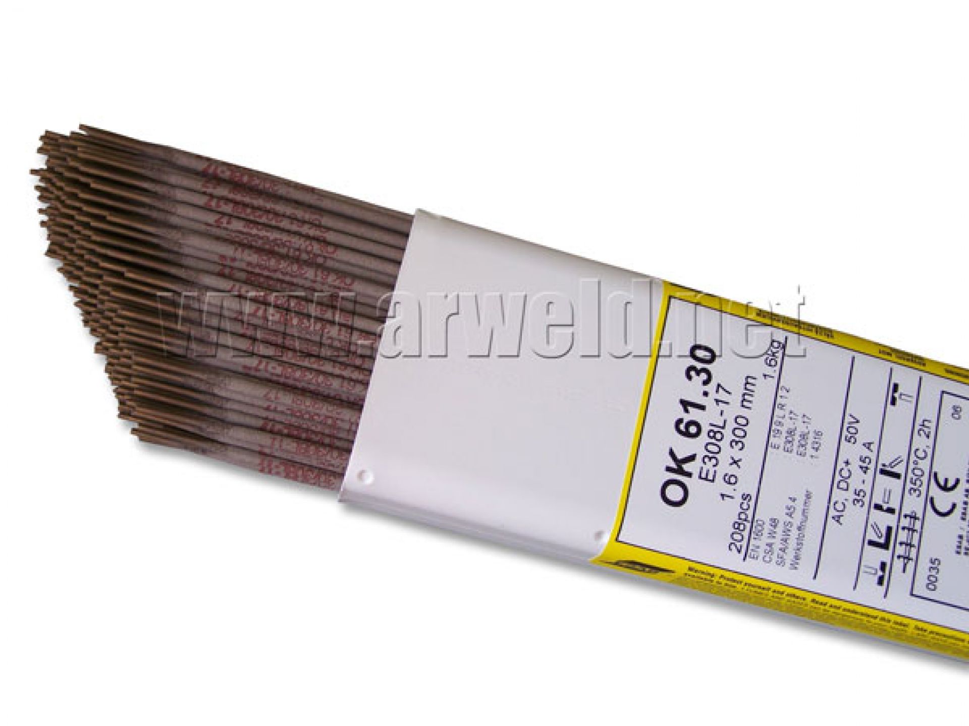 Elektrody do stali nierdzewnej OK 61.30 fi 1,6 / 1,4kg
