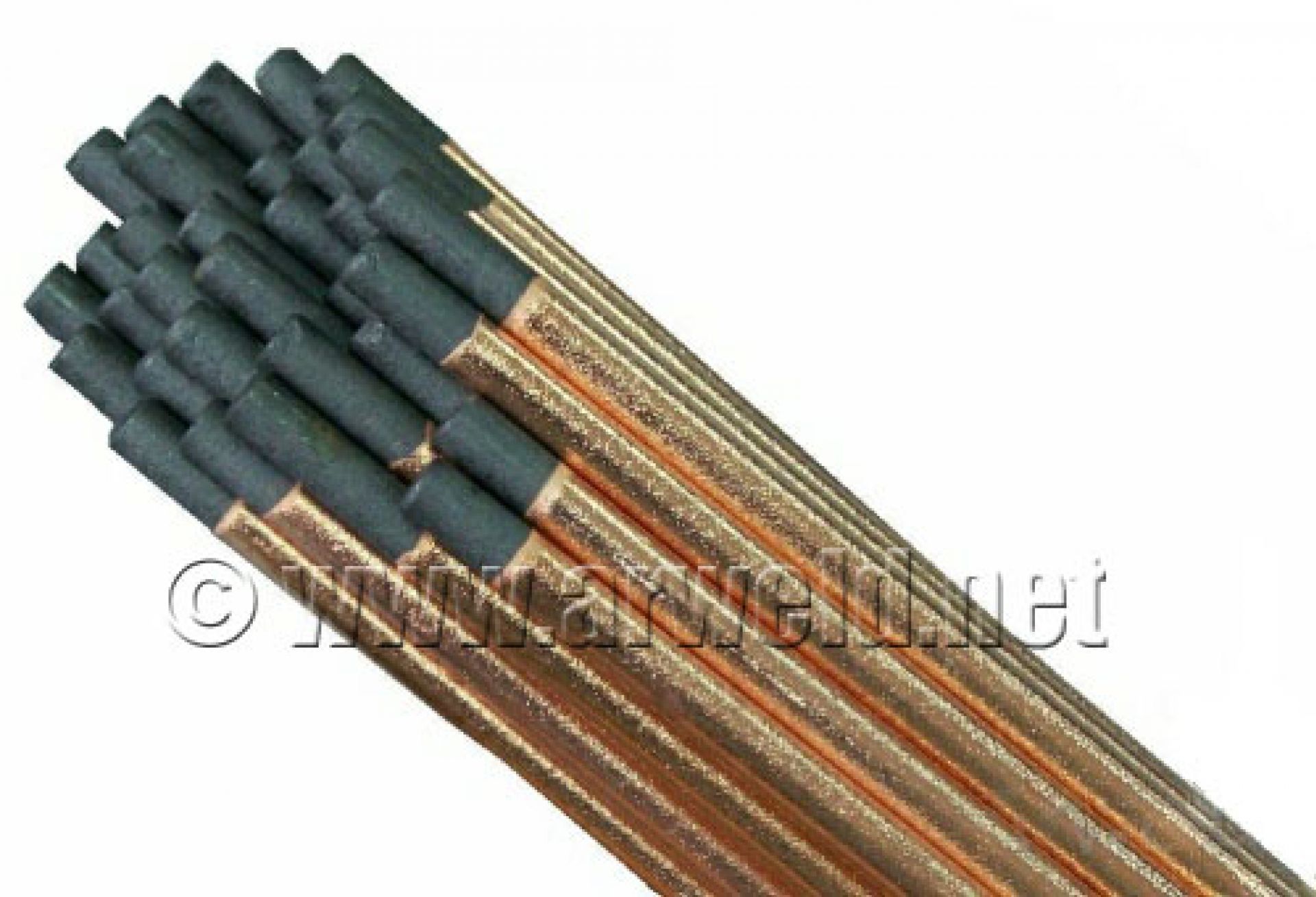 Elektrody węglowe fi 4mm pomiedziowane
