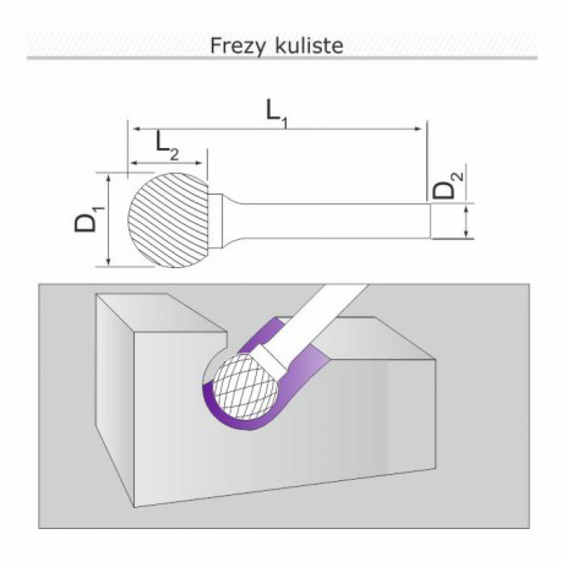Frez kulisty D121006