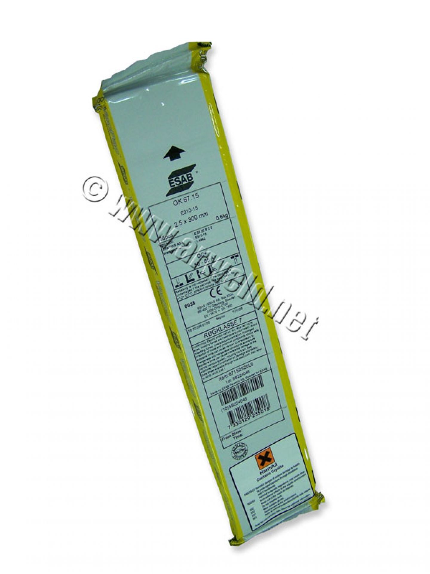 Elektrody żaroodporne OK 67.15 fi 2,5 / 0,6kg E 310