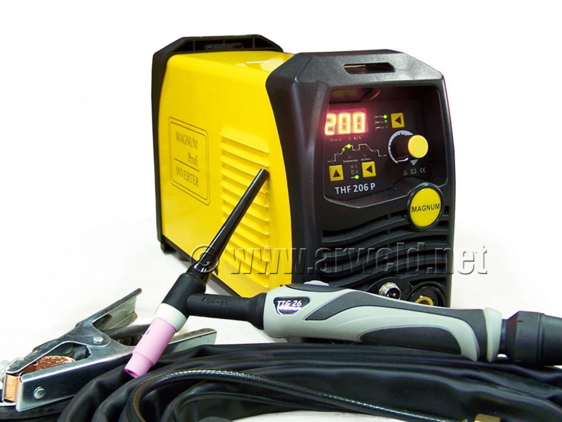 Spawarka TIG 200A Magnum THF 206P Soft Digital