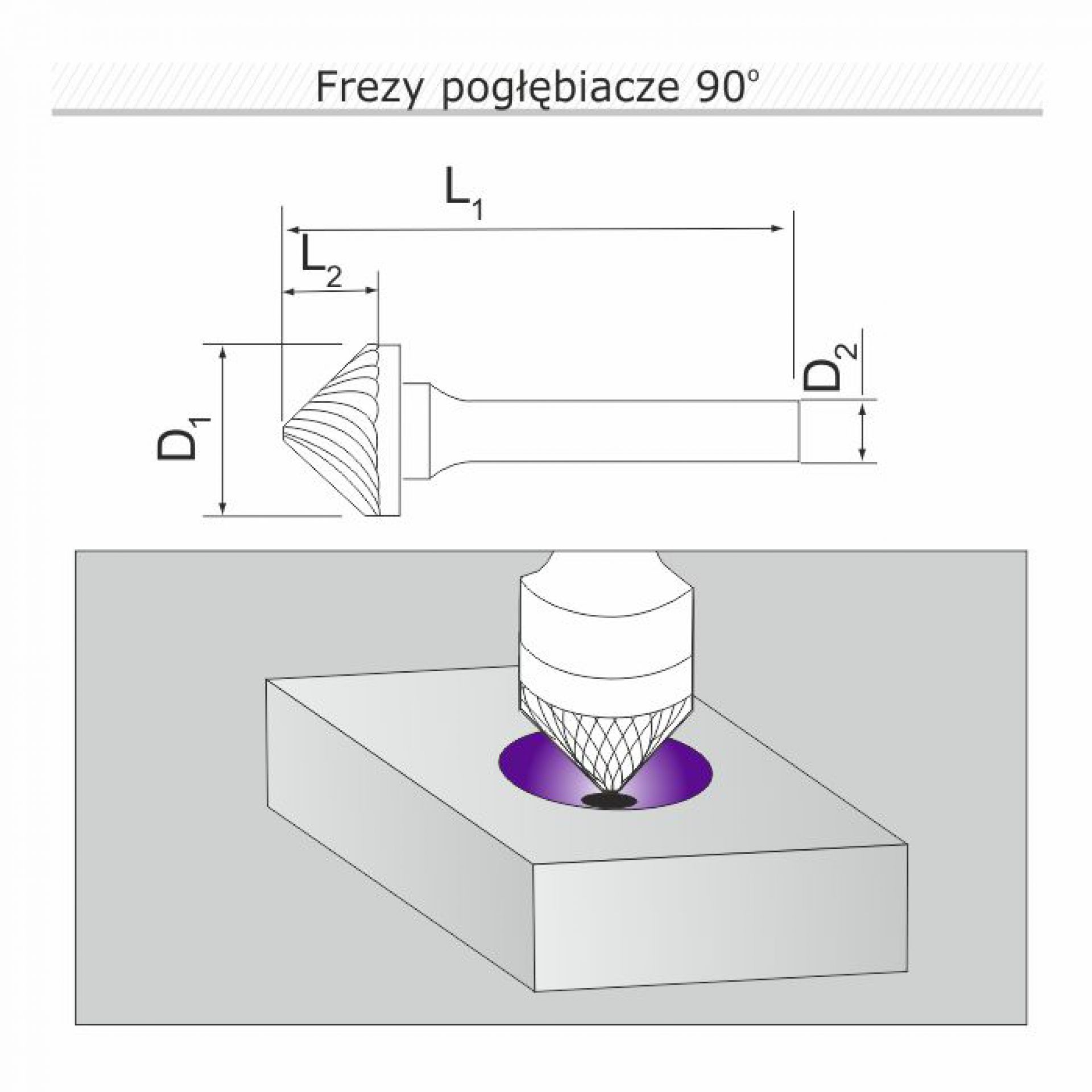Frez pogłębiacz K120606