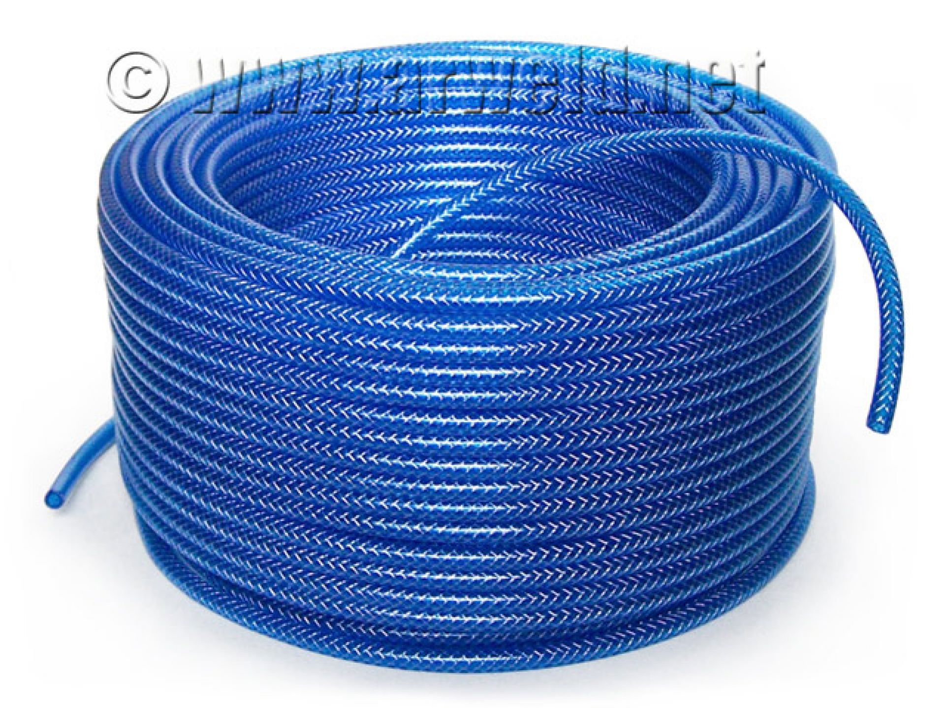 Wąż zbrojony PVC 5x8mm woda niebieski