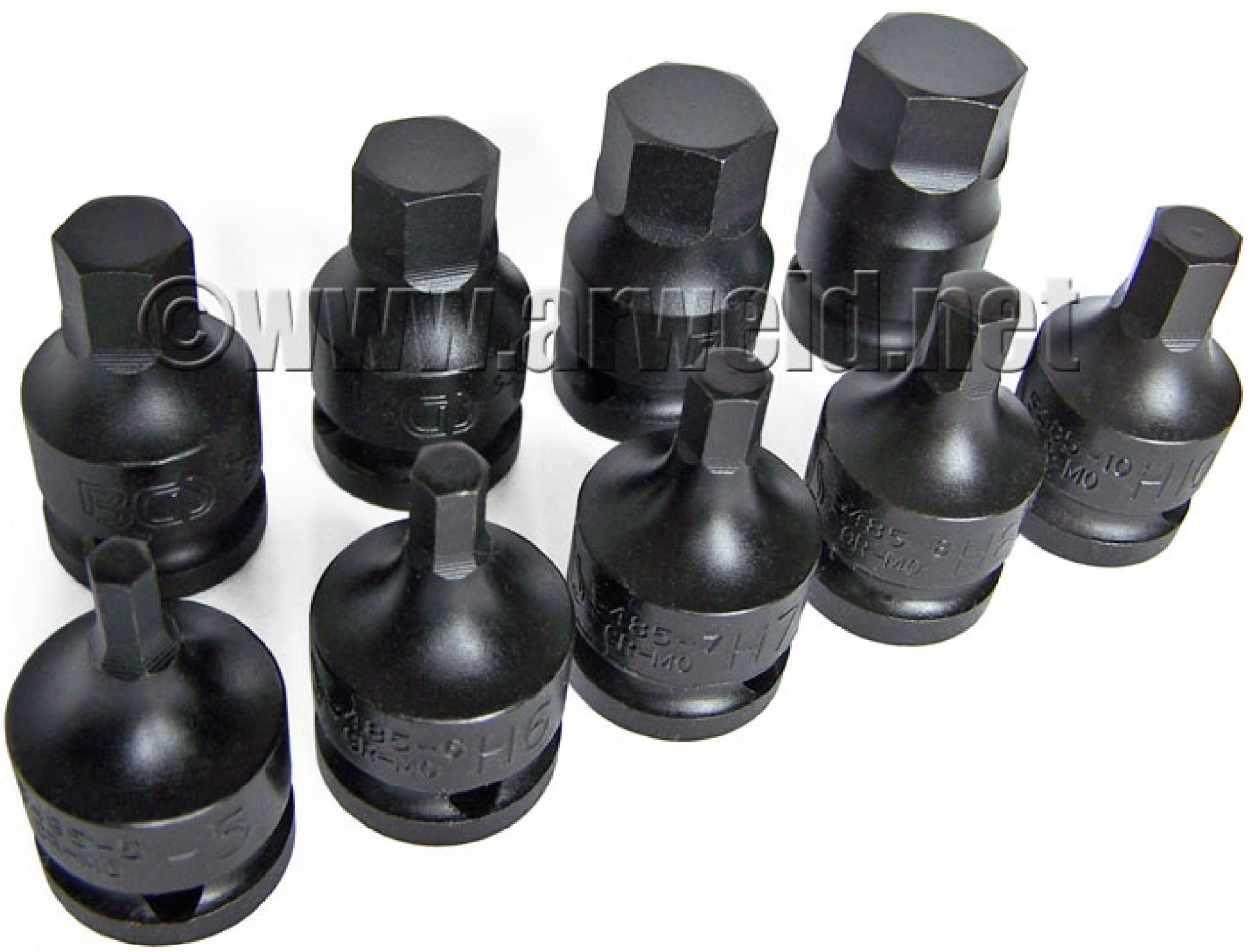 Nasadki imbusowe 1/2 5-19mm 9szt