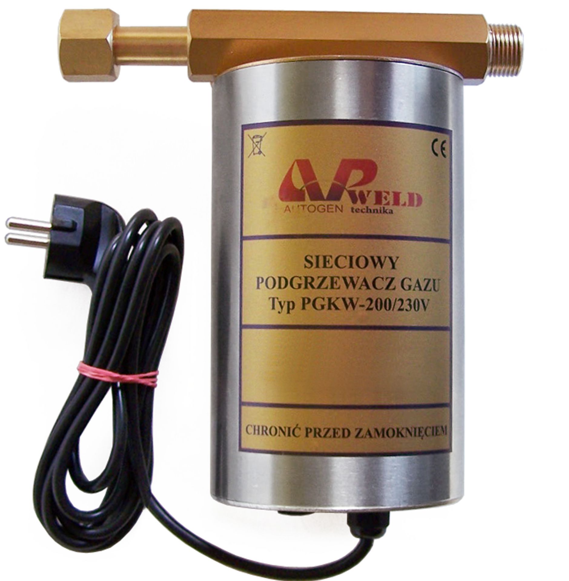 Podgrzewacz gazu sieciowy CO2 PGKW-200/230V