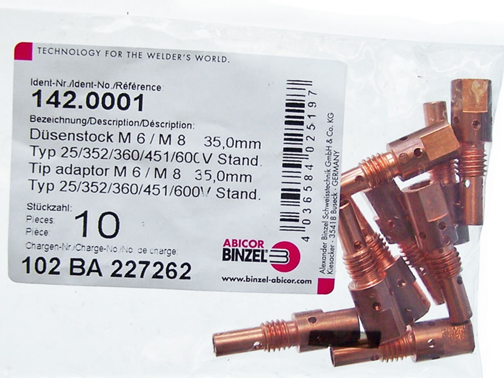 Łącznik prądowy MB-25 Binzel