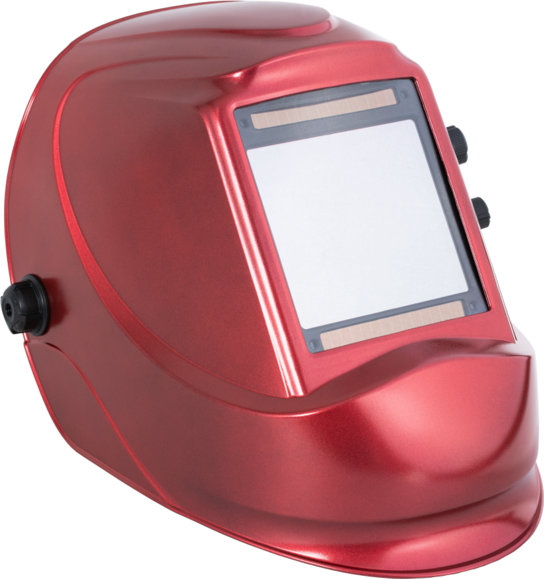 Przyłbica automatyczna Magnum Shadow Panorama RED