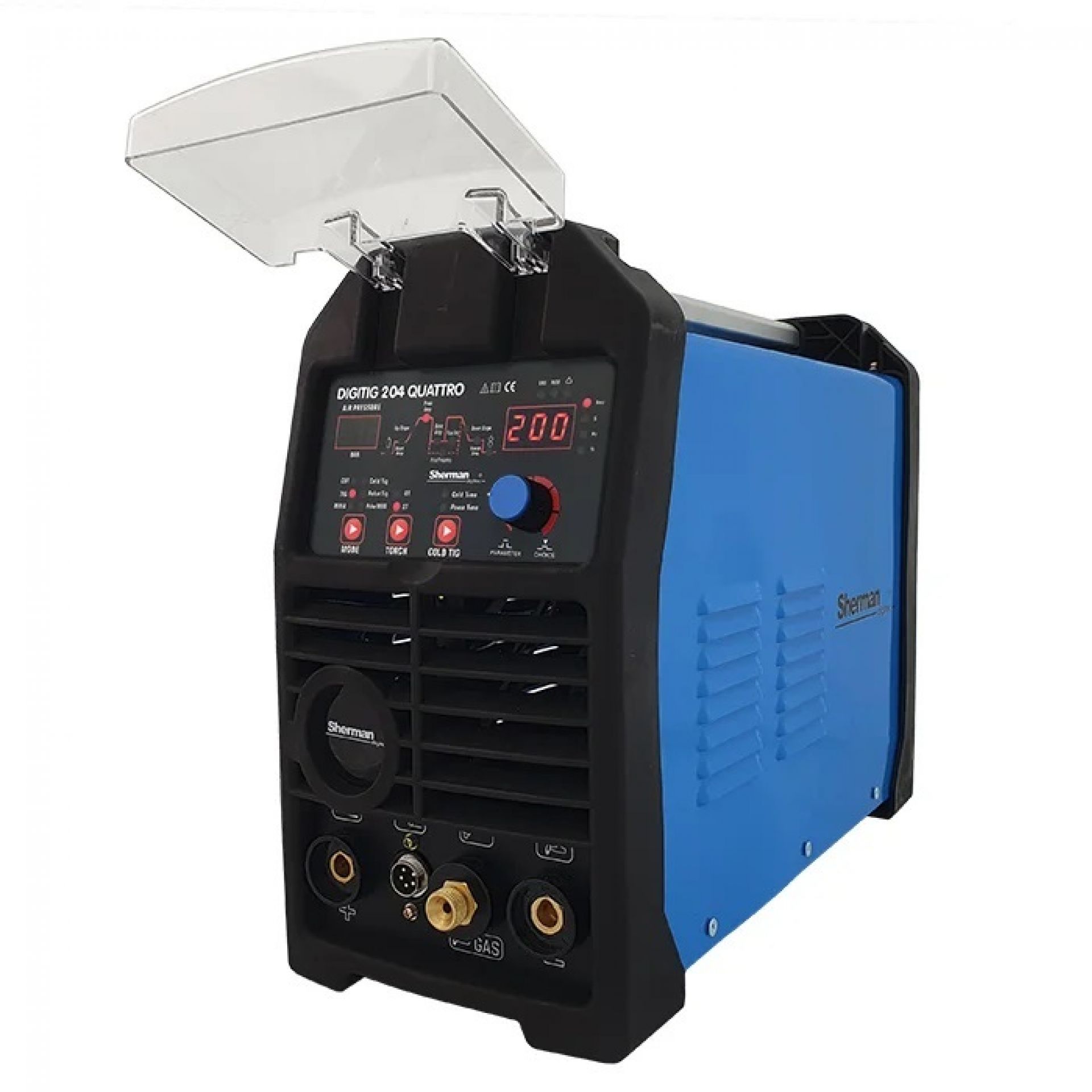 Spawarka TIG 200A Digitig 204 Quatro Sherman TIG DC + przecinarka plazmowa