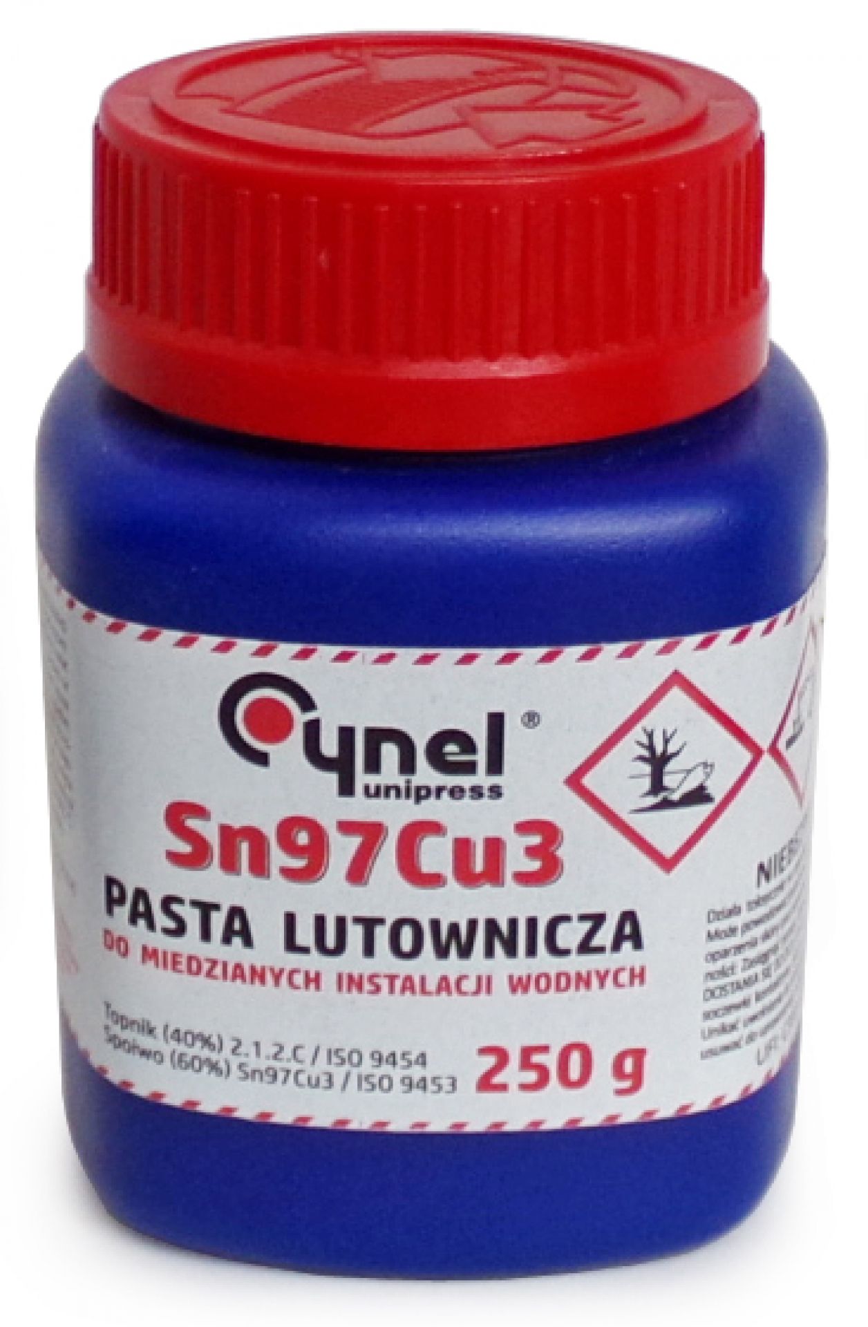 Pasta do lutowania miedzi Cynel Sn97Cu3 250g