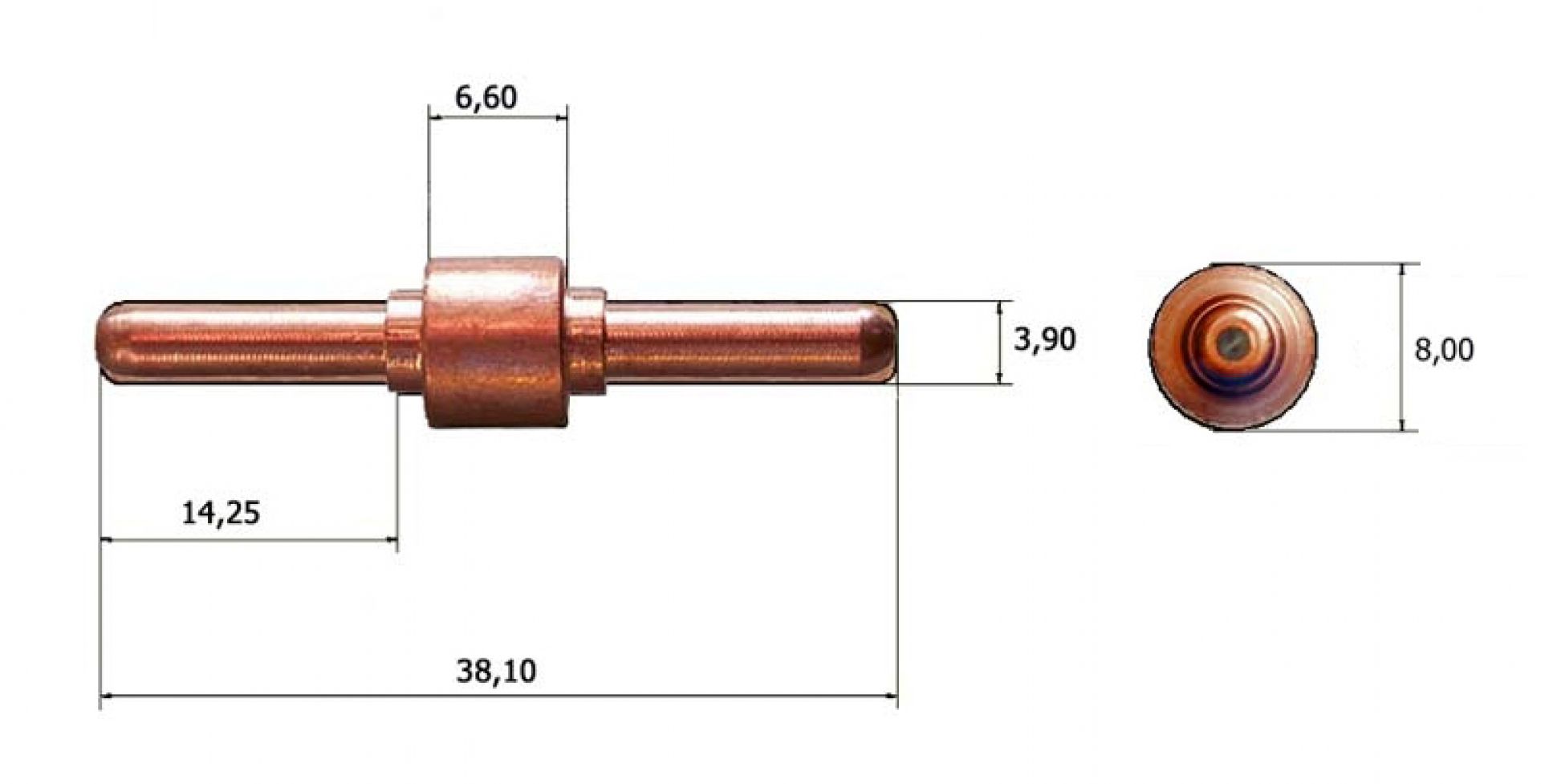 Elektroda do CUT 40 PT-31 long